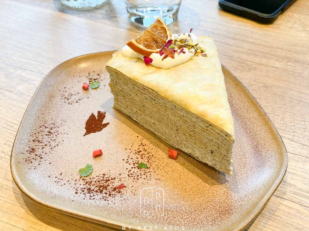 TOK盡興食光－新店裕隆城侘寂風格亞洲融合菜系－鐵觀音奶茶千層蛋糕