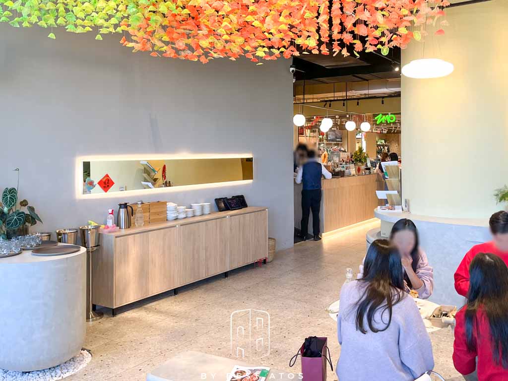 TOK盡興食光－新店裕隆城侘寂風格亞洲融合菜系－空間環境