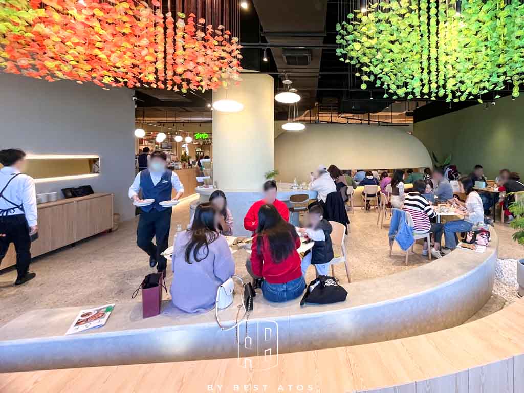 TOK盡興食光－新店裕隆城侘寂風格亞洲融合菜系－空間環境