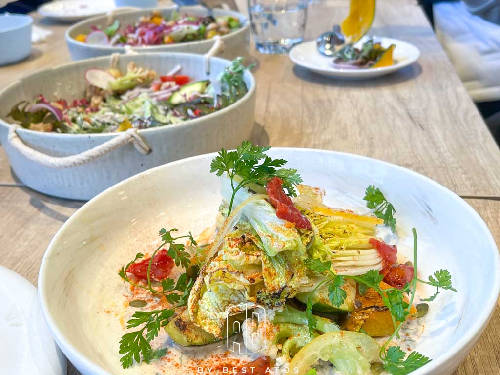 TOK盡興食光－新店裕隆城侘寂風格亞洲融合菜系－地中海烤時蔬