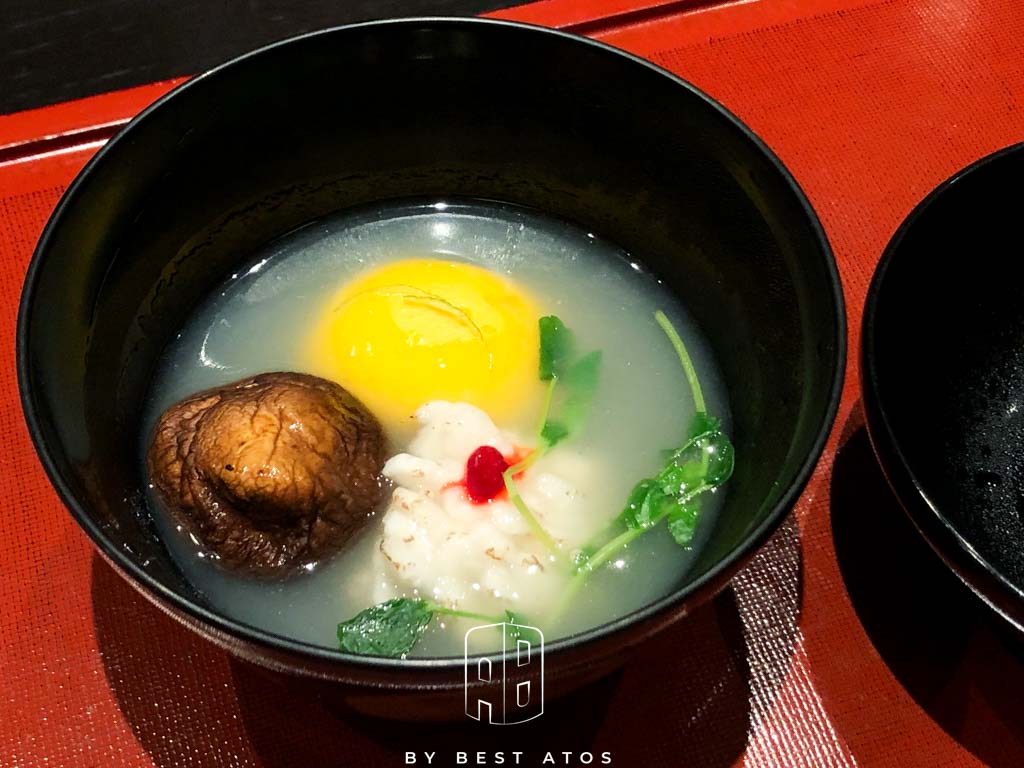 碗物～海上明月：南瓜真薯、鱧、冬瓜仕立